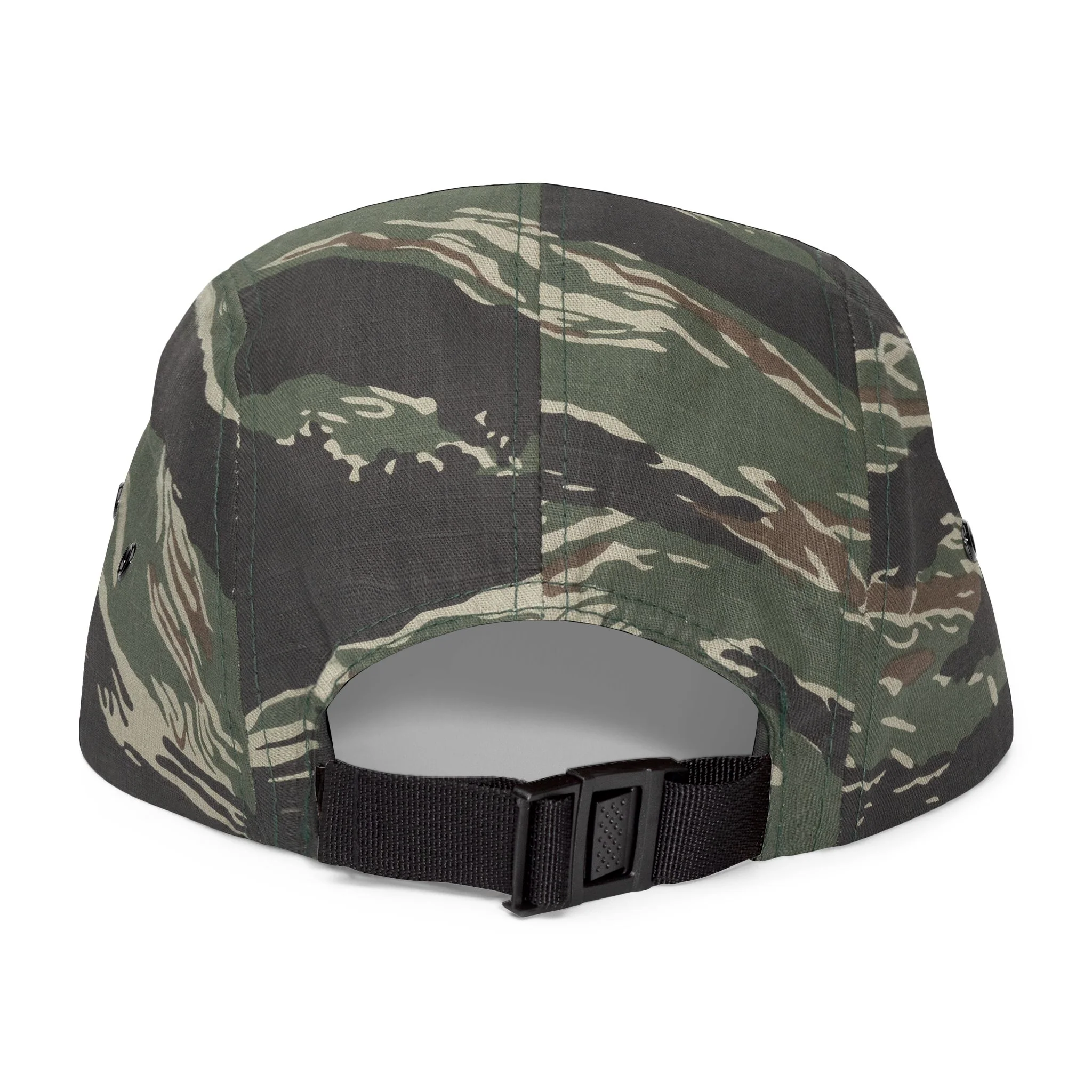 BILLY 5 Panel Cap (Black Horizontal Logo - Embroidery) — AVAILABLE IN 6 COLORS - Image 4
