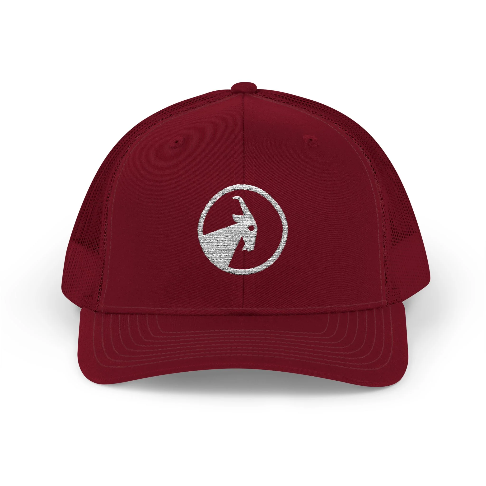 BILLY Snapback Trucker Cap (White Goat - Embroidery) — AVAILABLE IN 8 COLORS - Image 13