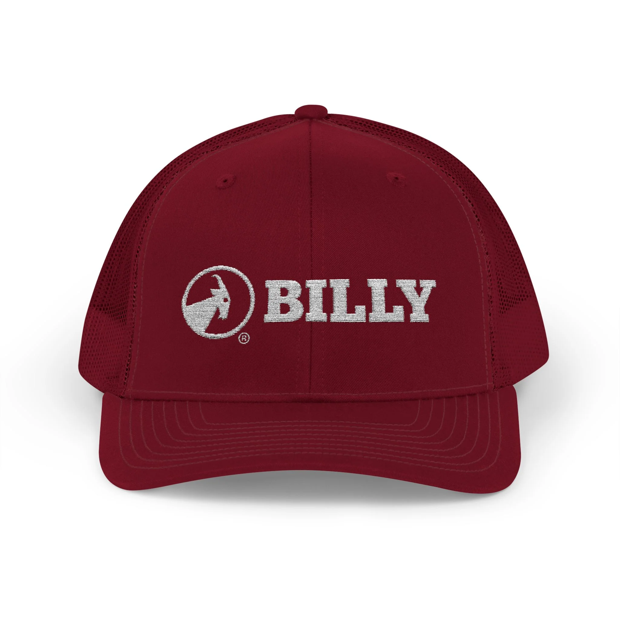 BILLY Snapback Trucker Cap (White Horizontal Logo - Embroidery) — AVAILABLE IN 8 COLORS - Image 11