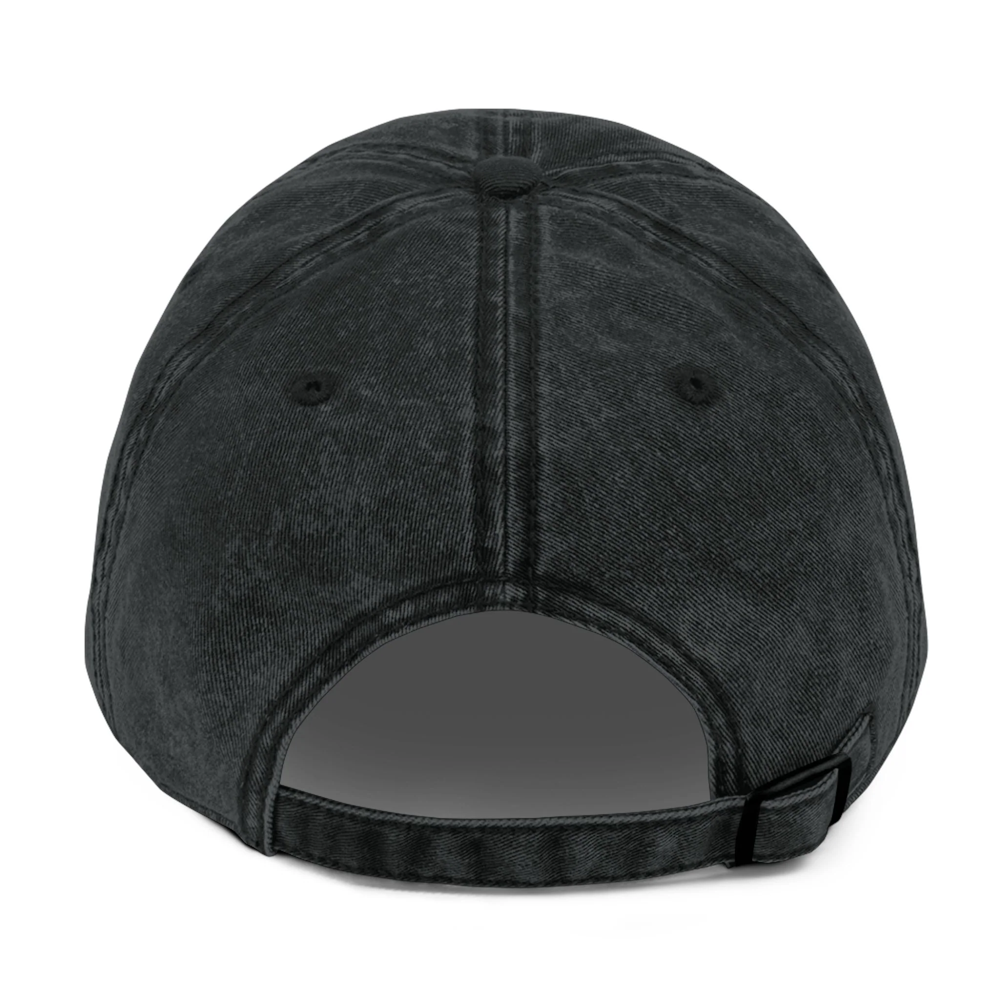 BILLY Vintage Cap (Black Horizontal Logo - Embroidery) — AVAILABLE IN 2 COLORS - Image 4