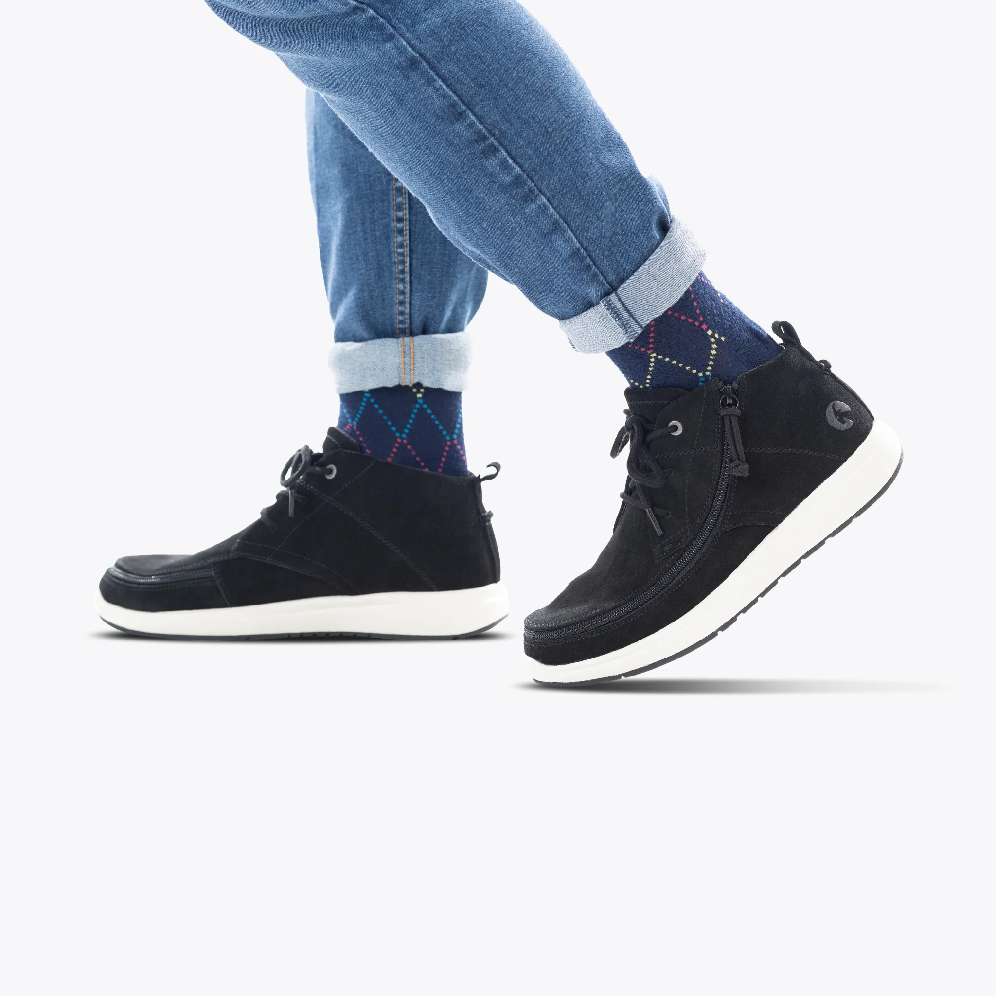 Men's Black Suede BILLY Comfort Chukka - Image 6