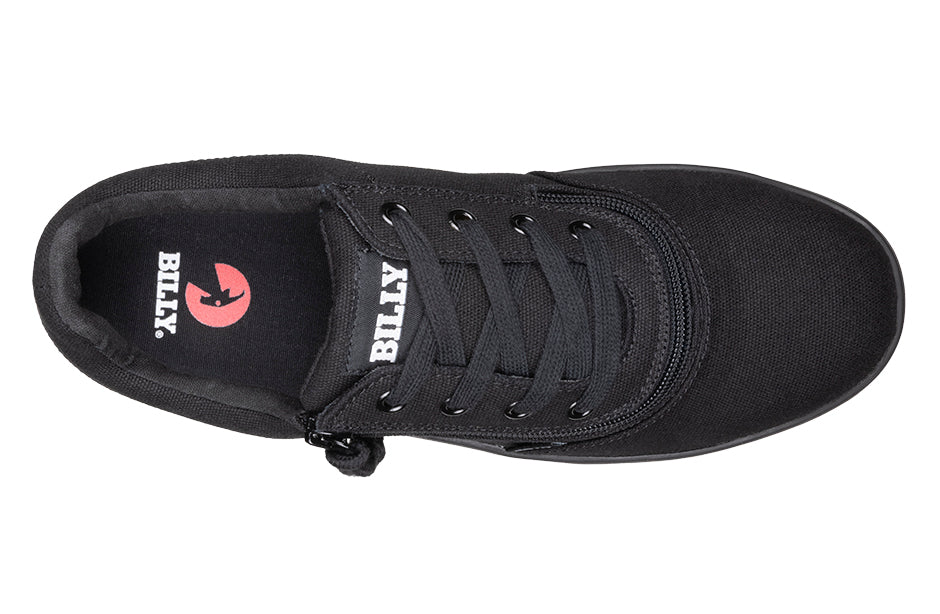 FINAL SALE - Men's Black to the Floor BILLY Sneaker Low Tops - Image 3