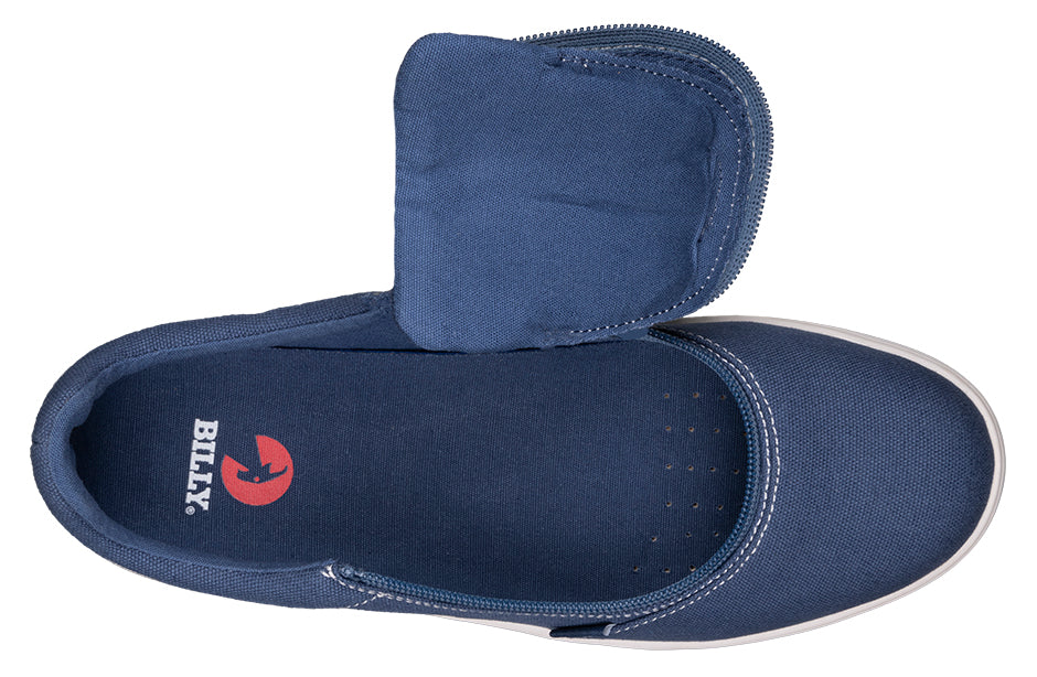 FINAL SALE - Men's Blue/White Stitch BILLY Sneaker Low Tops - Image 5